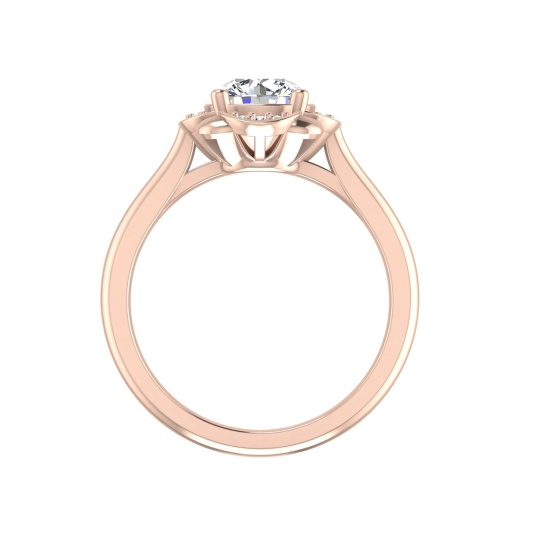Mariah Halo Engagement Ring